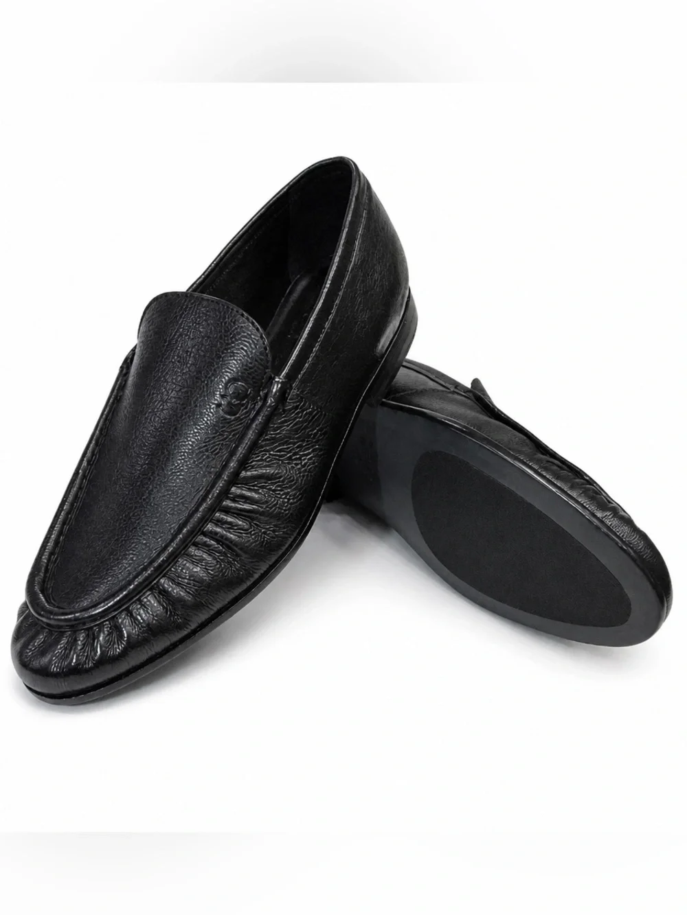 Casadei Men’s Black Soft Leather  Comfort Loafers 👞